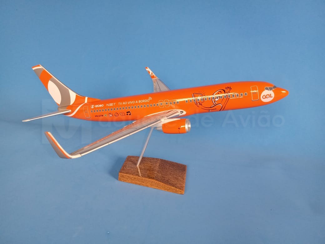 737-800 38 CM GOL GLOBO - Maquete de Avião